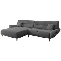 Ecksofa Drago Anthrazit S: 166/290 Cm - Wildeiche/Anthrazit, MODERN, Holz/Textil (166/290cm) - MID.YOU
