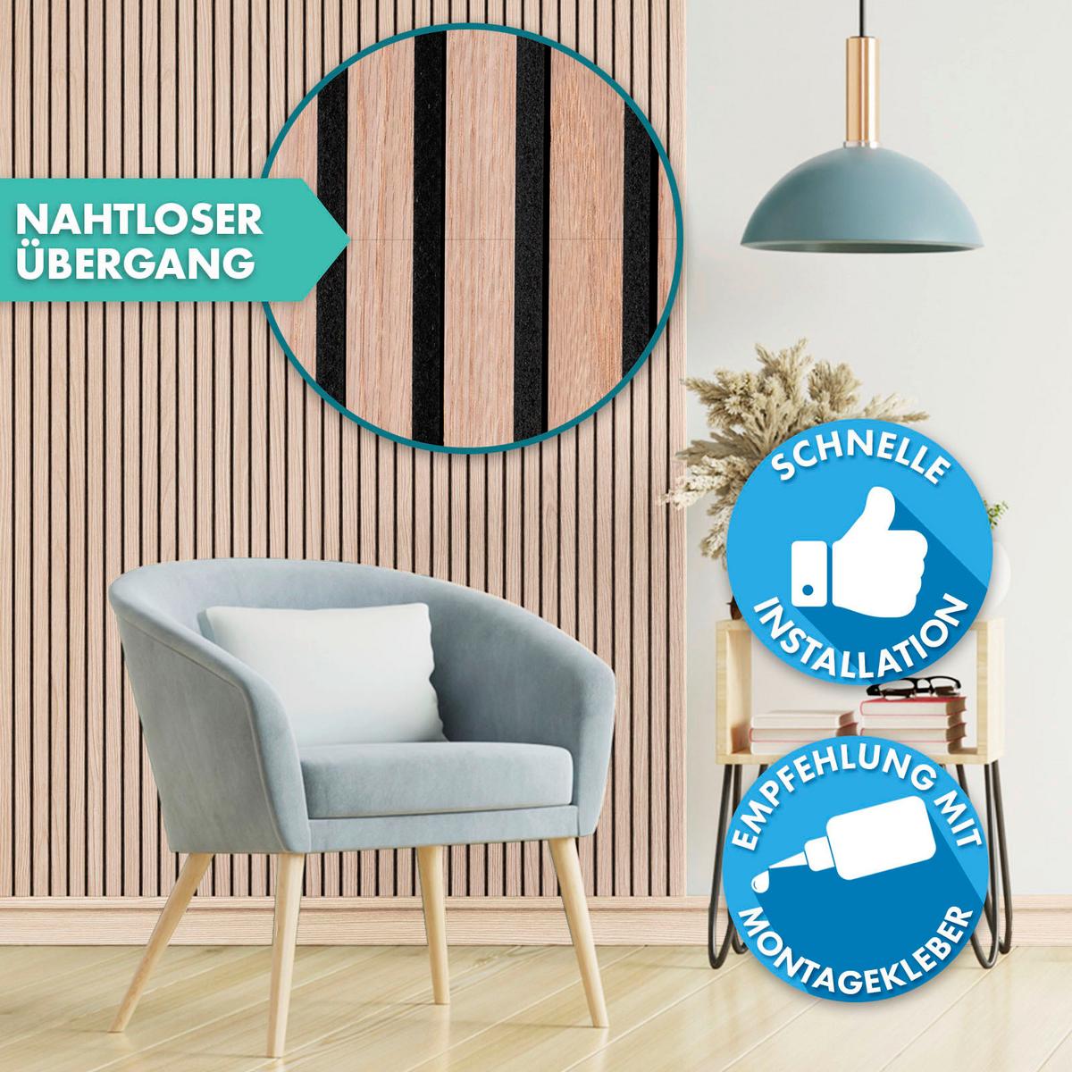 Akustikpaneel Akustikpaneel - Braun, Basics, Holzwerkstoff (60/60cm)