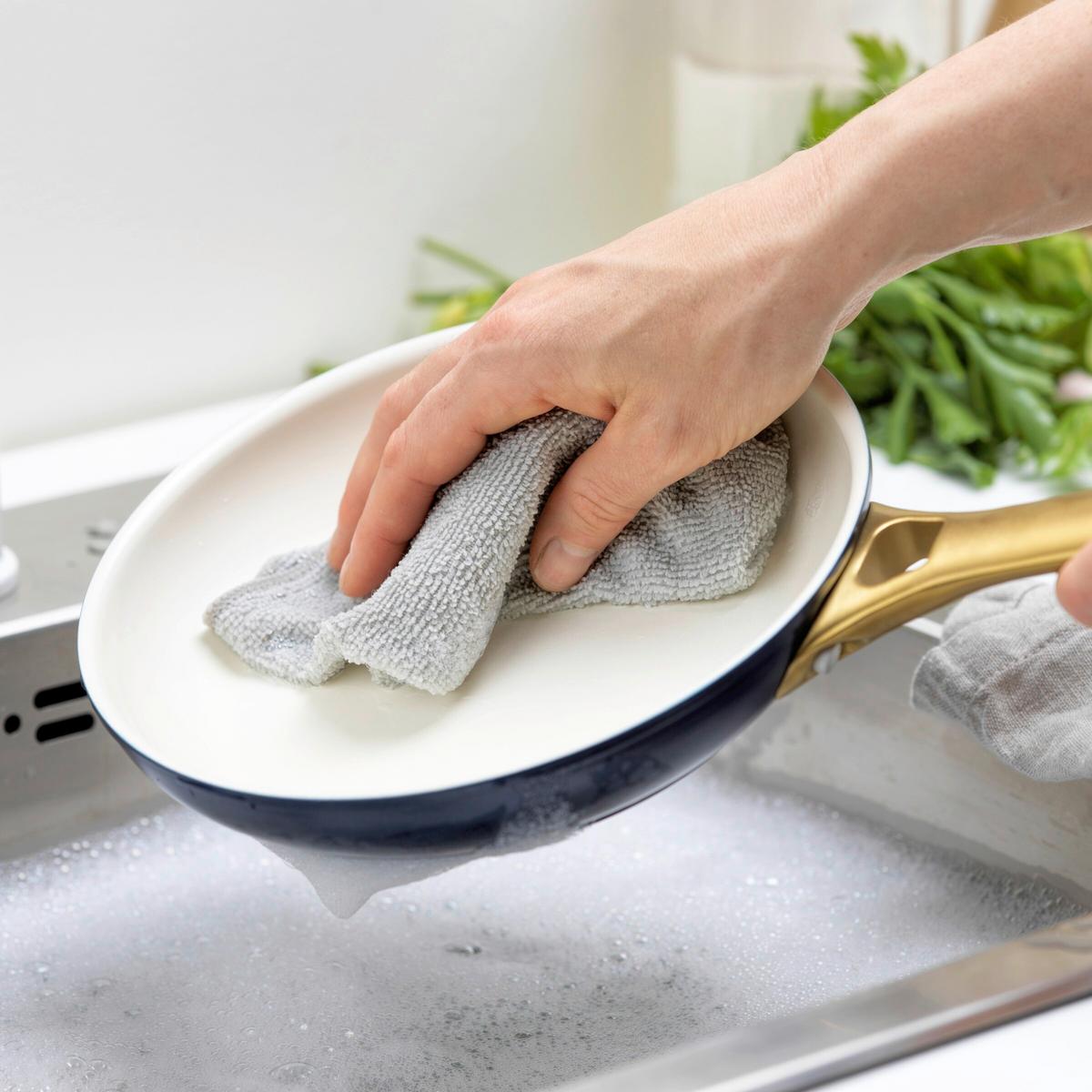 Pfannenset Padova Reserve Weiß/Gold/D-Blau D: 20/26 cm - Goldfarben/Weiß, Basics, Metall (20 & 26cm) - GreenPan