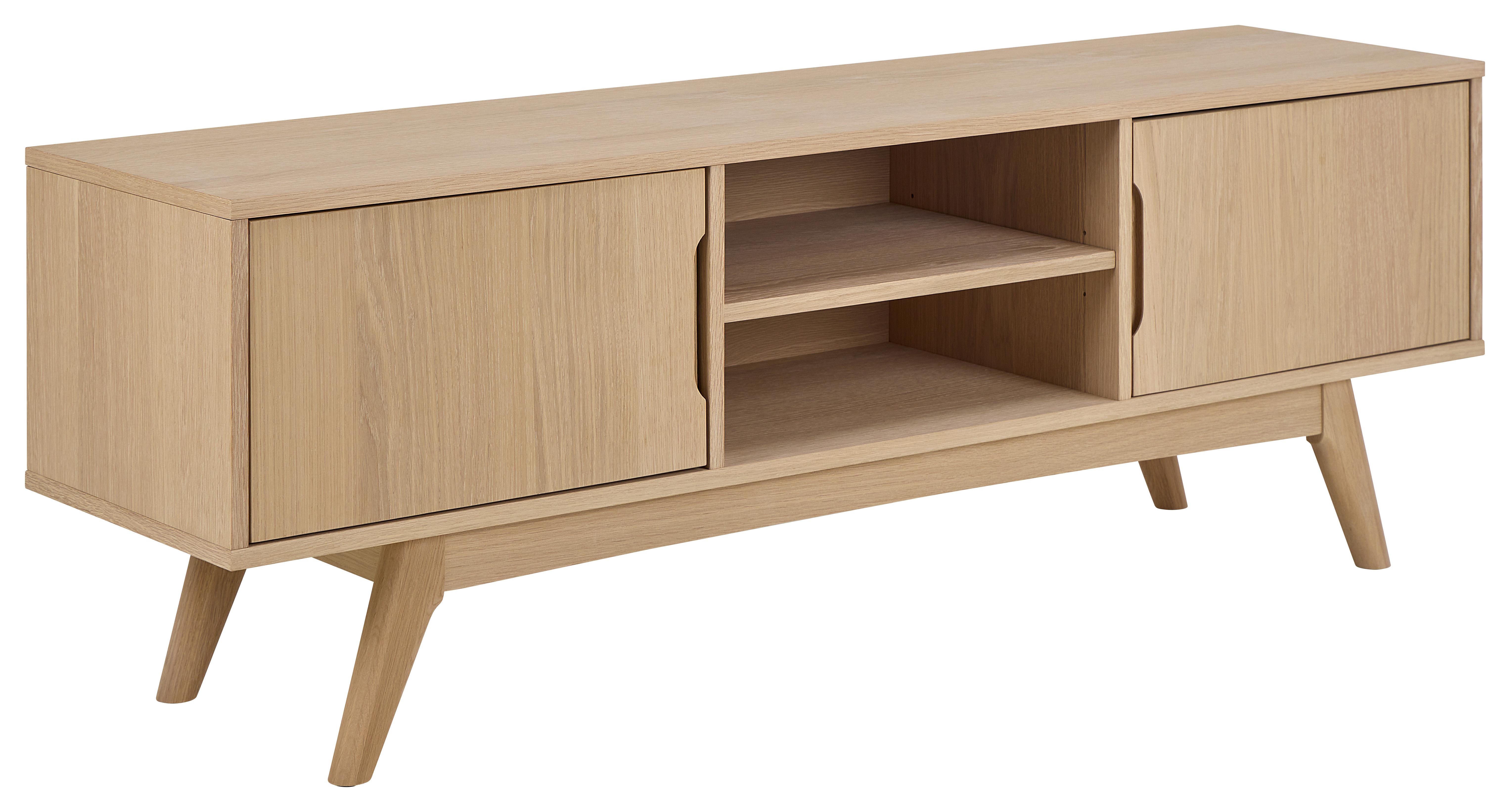 SKRINKA POD TV MARTE - biela, Design, drevo/kompozitné drevo (160/55/40cm) - MID.YOU