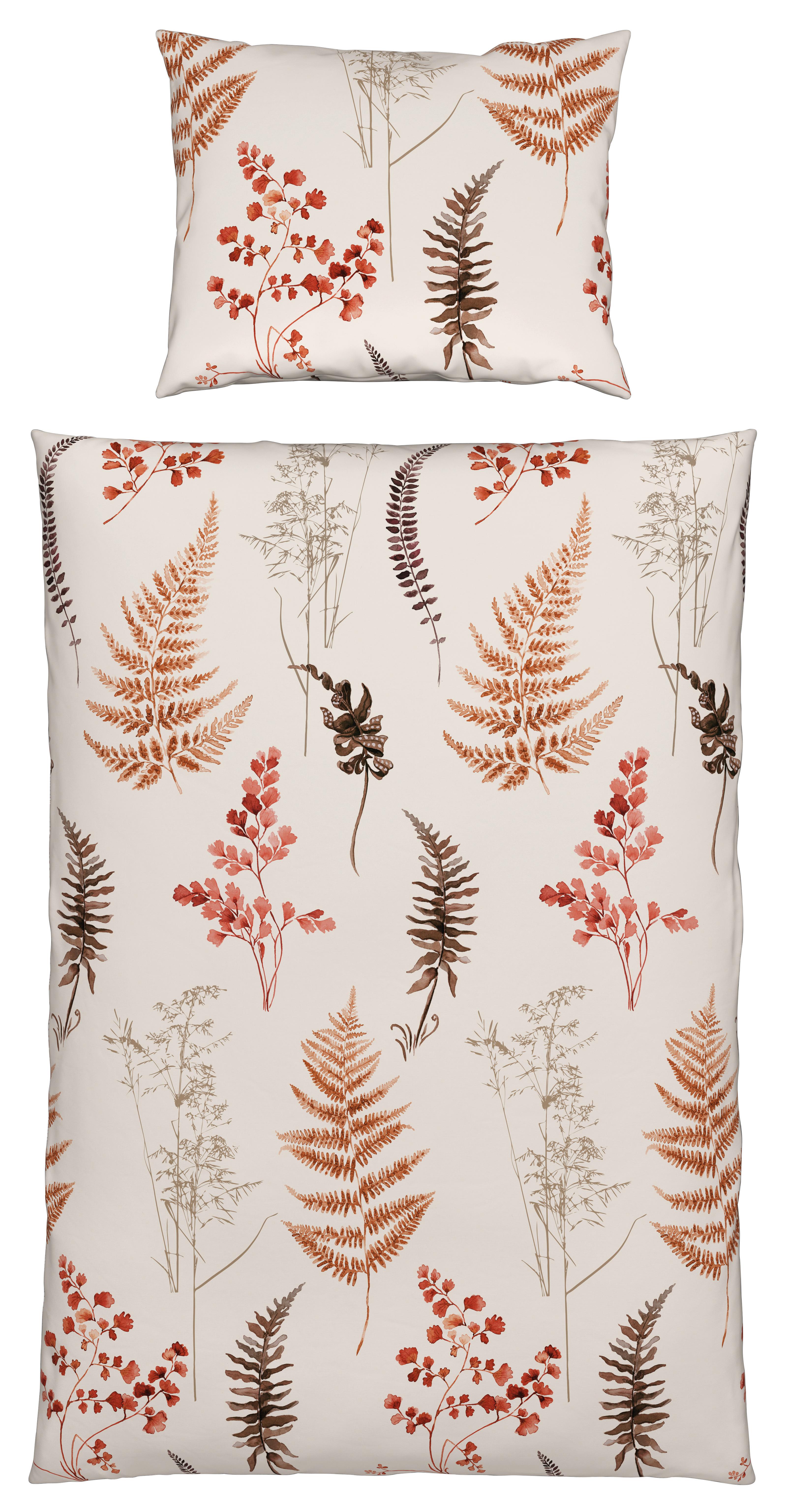 Bettwäsche Flora - Rot, ROMANTIK / LANDHAUS, Textil - James Wood