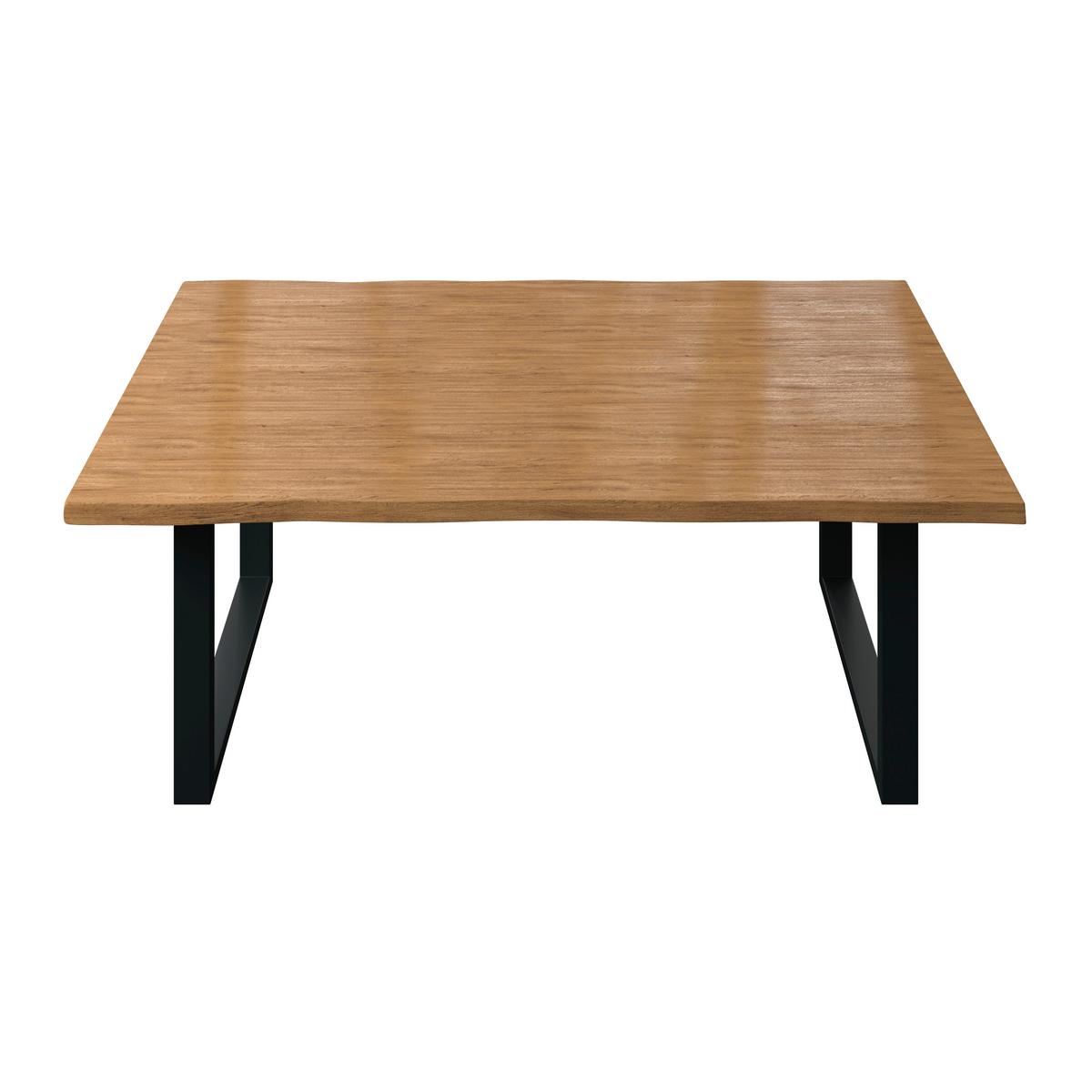 Jídelní stůl YOLA 200x100 - barvy dubu, Moderní, kov/dřevo (200/100/76cm) - Bessagi Home