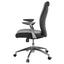 Schreibtischstuhl Oxford 2 B: ca. 68 cm Schwarz - Silberfarben/Schwarz, MODERN, Leder/Kunststoff (68/99/58cm) - Livetastic Schreibtischstuhl Oxford 2 B: ca. 68 cm Schwarz - Silberfarben/Schwarz, MODERN, Leder/Kunststoff (68/99/58cm) - Livetastic
