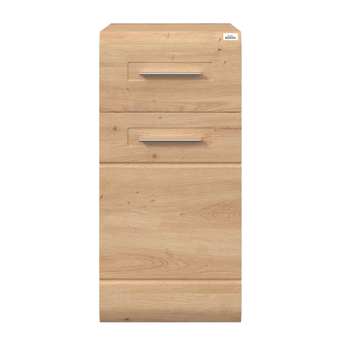 Unterschrank mit Soft-Close Avensis B: 35 cm, Eiche Dekor - Eichefarben, MODERN, Holzwerkstoff (35/72/33cm) - Luca Bessoni