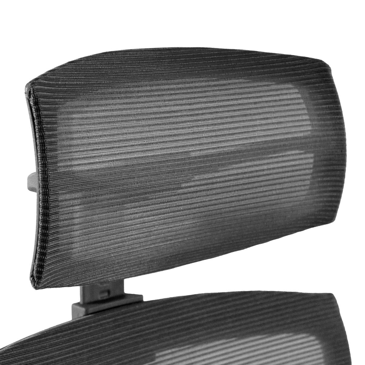 Kopfstütze Schwarz B: 29 Cm - Schwarz, MODERN, Kunststoff/Textil (29/15-30/12cm) - MID.YOU