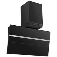 Dunstabzugshaube Ws49-90b - Schwarz, Basics, Glas/Metall - PKM