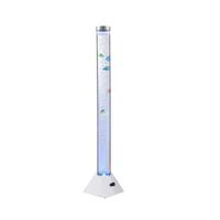 Led-stehleuchte 9015 - Klar/Silberfarben, Trend, Kunststoff (21,5/21,5/120cm) - Globo