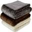 Kuscheldecke Emma 150x200 cm - Beige, KONVENTIONELL, Textil (150/200cm) - Ombra