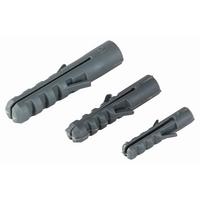 Dübel-Set 300-Tlg. 6/8/10 mm - Grau, KONVENTIONELL, Kunststoff