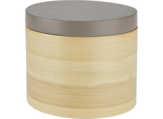 Dóza Naturelle - prírodné farby/sivá, drevo (14/12cm) - Mömax modern living Dóza Naturelle - prírodné farby/sivá, drevo (14/12cm) - Mömax modern living