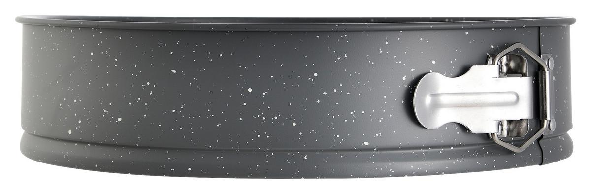 Backform Orion Rund D: ca. 28 cm Antihaftbeschichtet - Grau, Basics, Metall (28cm)