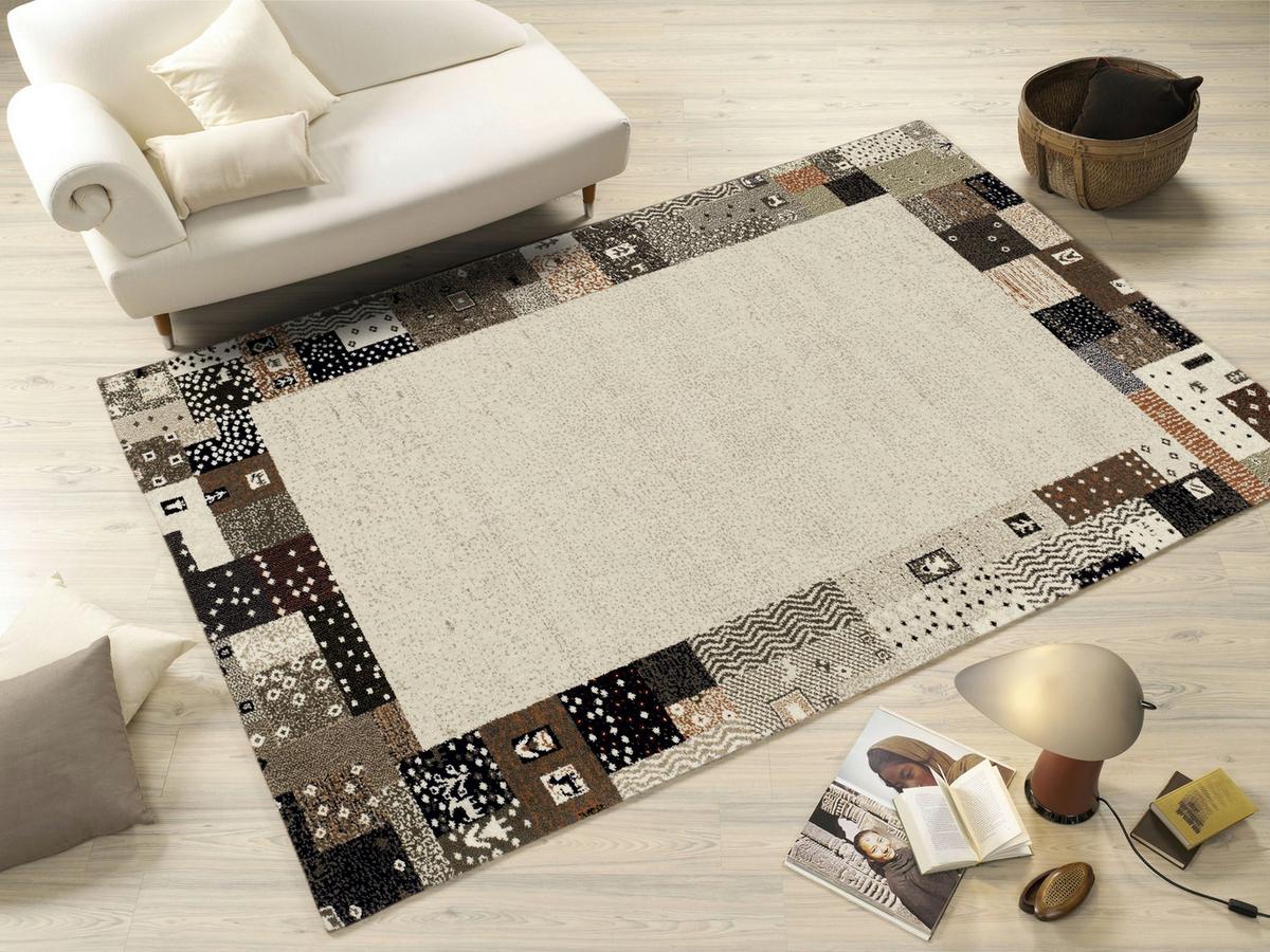 Webteppich Lexis Jeran Naturfarben 80x150 cm - Naturfarben, Basics, Textil (80/150cm) - Novel