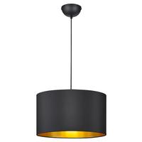 HÄNGELEUCHTE 308200179 HOSTEL - Goldfarben/Schwarz, Design, Kunststoff/Textil (40/150cm) - Trio Leuchten