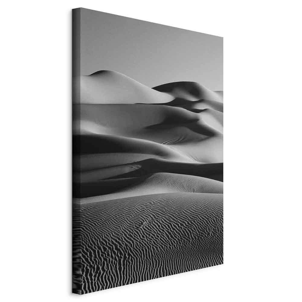 LEINWANDBILD Grau Schwarz B: 40 cm - Schwarz/Grau, Basics, Holzwerkstoff/Textil (40/60/1,2cm) - artgeist