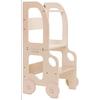 Hochstuhl Car Step Stool aus Holz Naturfarben - Naturfarben, Basics, Holz (38/90/40cm)