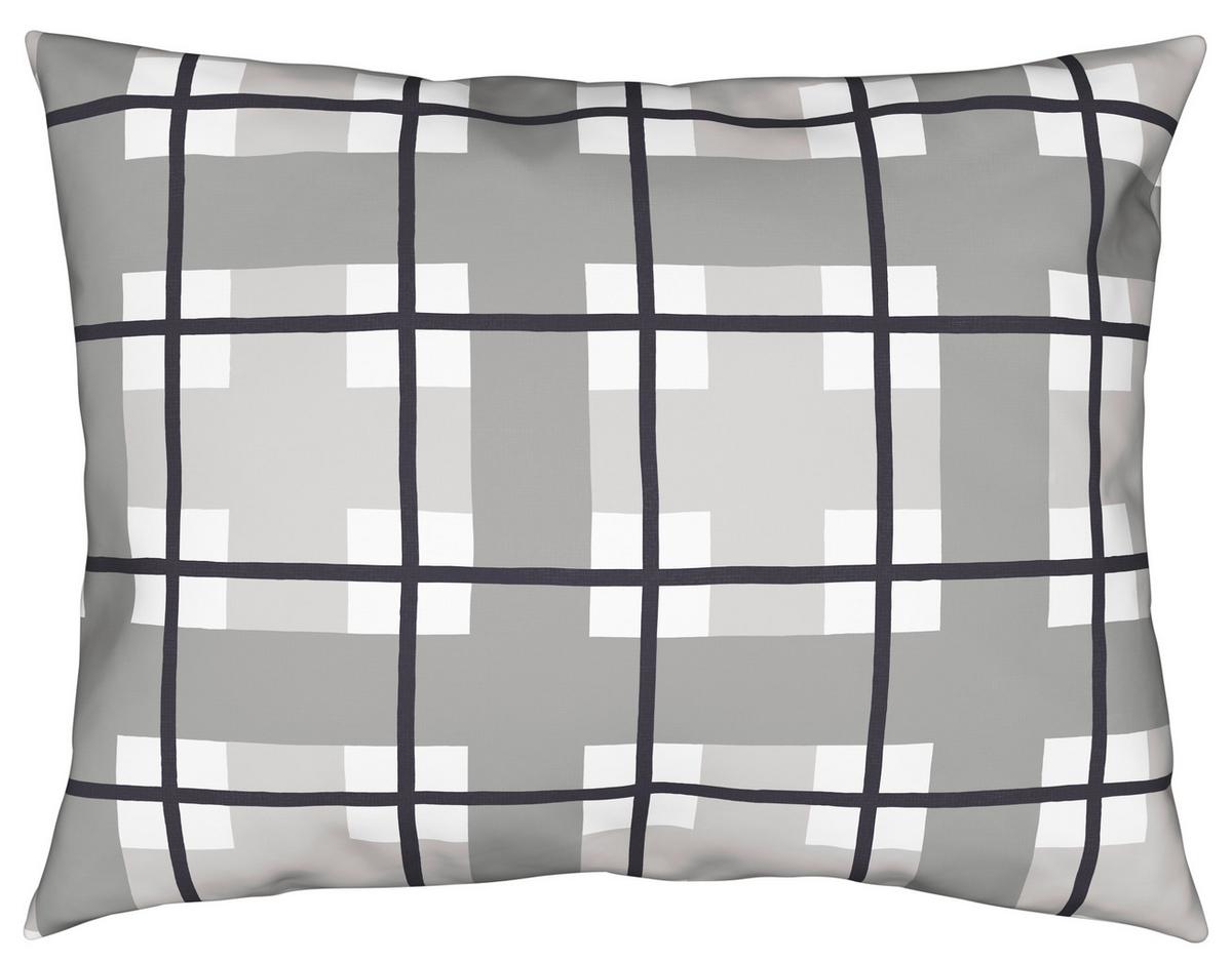 Ágyneműhuzat-garnitúra Chrisi - ezüst/fehér, Konventionell, textil (140/200cm) - Ondega