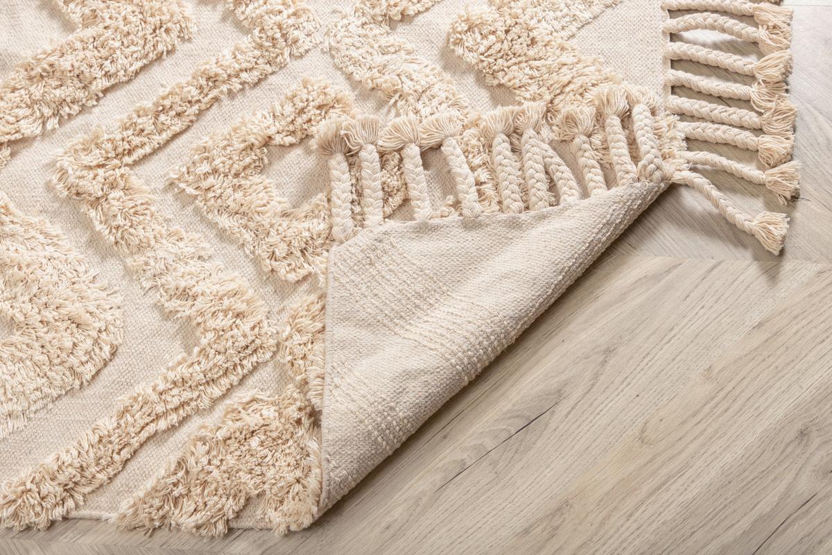 Hochflorteppich Hilma - Beige, LIFESTYLE, Textil (200/300cm) - P & B