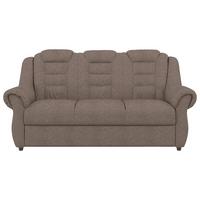 3-Sitzer-Sofa Boston Taupe Chenille - Taupe/Schwarz, KONVENTIONELL, Textil (196/102/101cm) - Livetastic