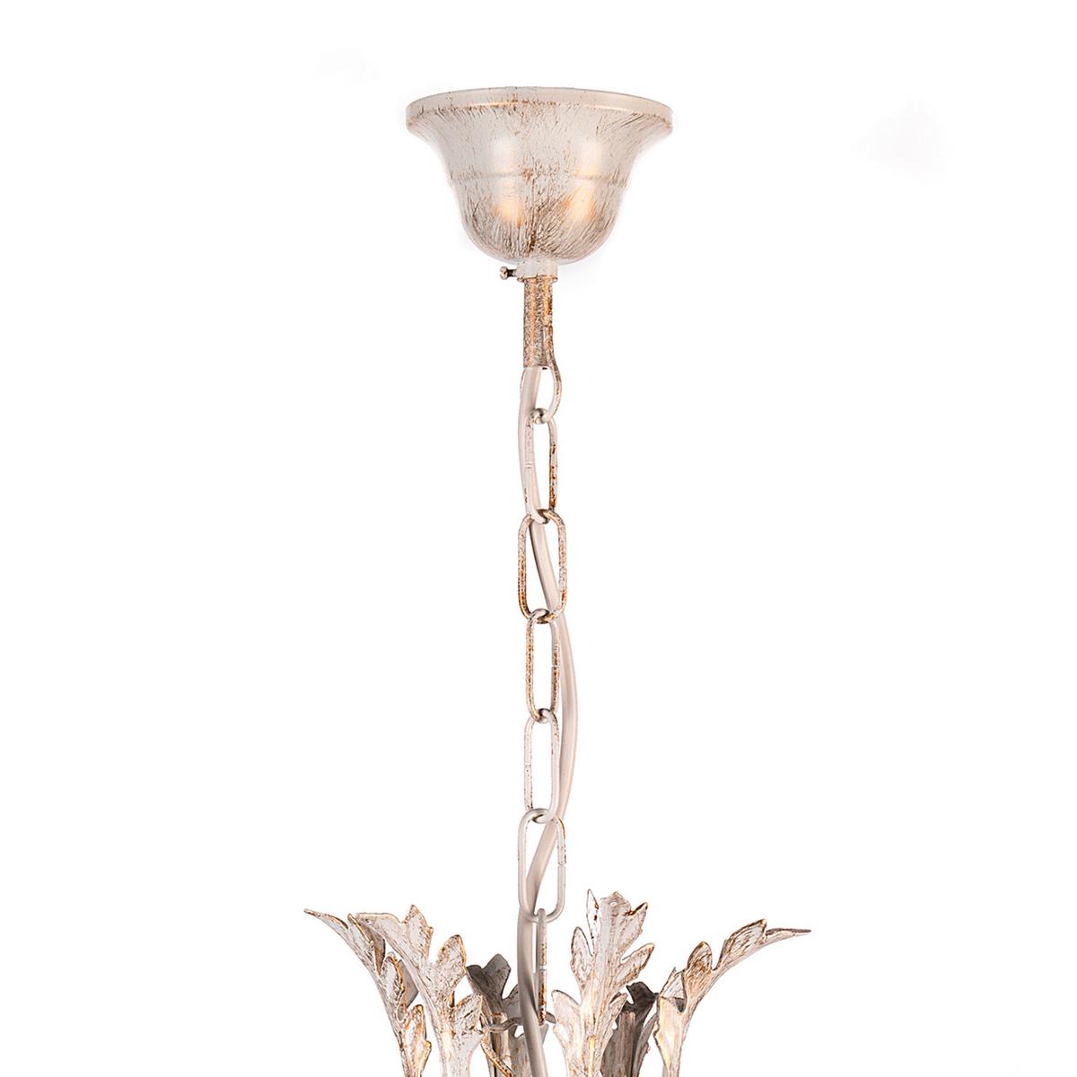 Hängeleuchte 1735/Sa - Weiß, KONVENTIONELL, Metall (45/105cm)