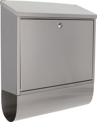 Briefkasten Villaspezial - Edelstahlfarben, KONVENTIONELL, Metall (36.5/41.5/11.5cm) - ROTTNER