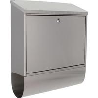 Briefkasten Villaspezial - Edelstahlfarben, KONVENTIONELL, Metall (36.5/41.5/11.5cm) - ROTTNER