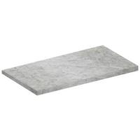 Arbeitsplatte Fasola - Grau, Trend, Holzwerkstoff (40/3/60cm) - MID.YOU
