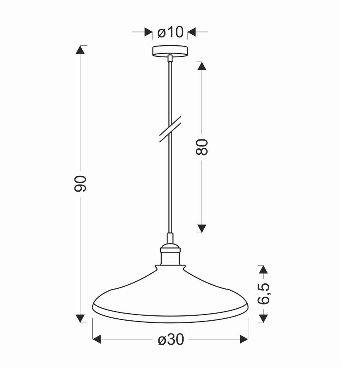 Pendelleuchte 50101272 Chester - Schwarz, KONVENTIONELL, Glas/Metall (30/30/90cm)