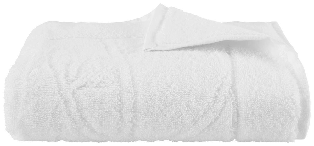 Badematte Lucia - Weiß, ROMANTIK / LANDHAUS, Textil (50/80cm) - James Wood