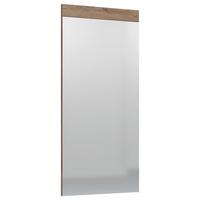 Spiegel Roxy Eichefarben Dekor B: 50 cm - Eichefarben/Silberfarben, Design, Glas/Holzwerkstoff (50/107/1,9cm)