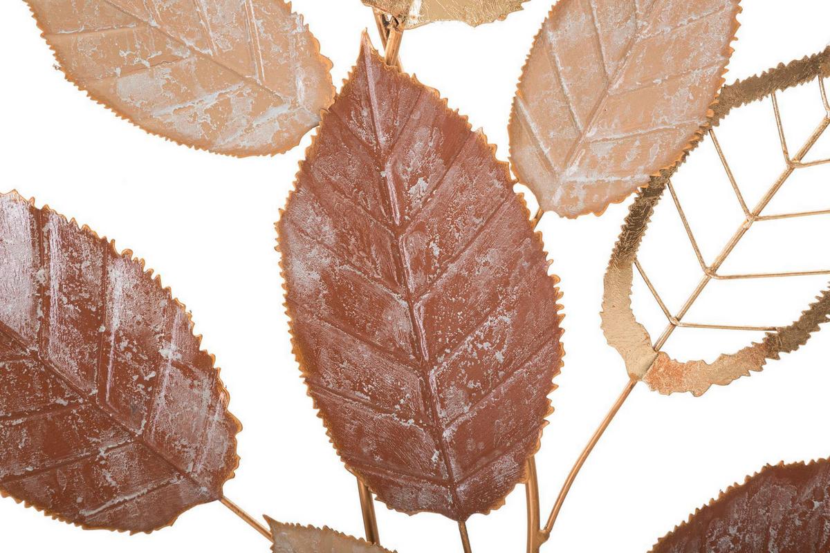 Wanddeko Autumn Kupfer/goldfarben B: 66 Cm - Goldfarben/Kupferfarben, Basics, Metall (66/116.8/5cm)