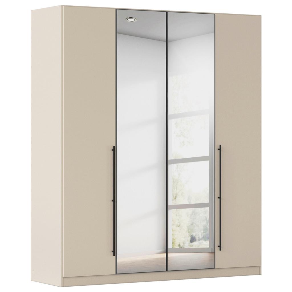 Kleiderschrank Safari mit Spg. Grau/Champagner B: 181cm