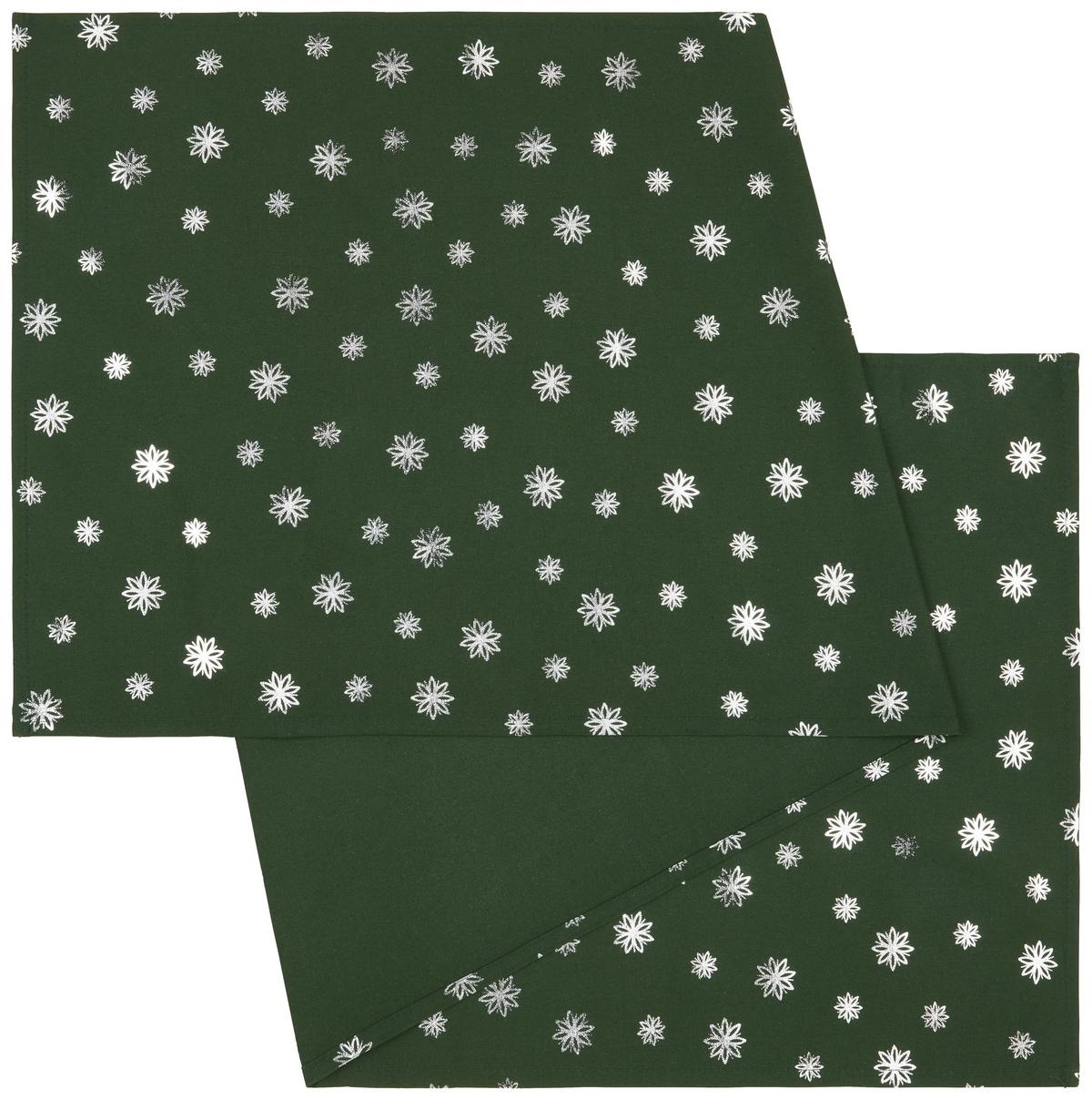 BĚHOUN NA STŮL Christmas Fable, 45/150cm - zelená, Konvenční, textil (45/150cm) - Modern Living