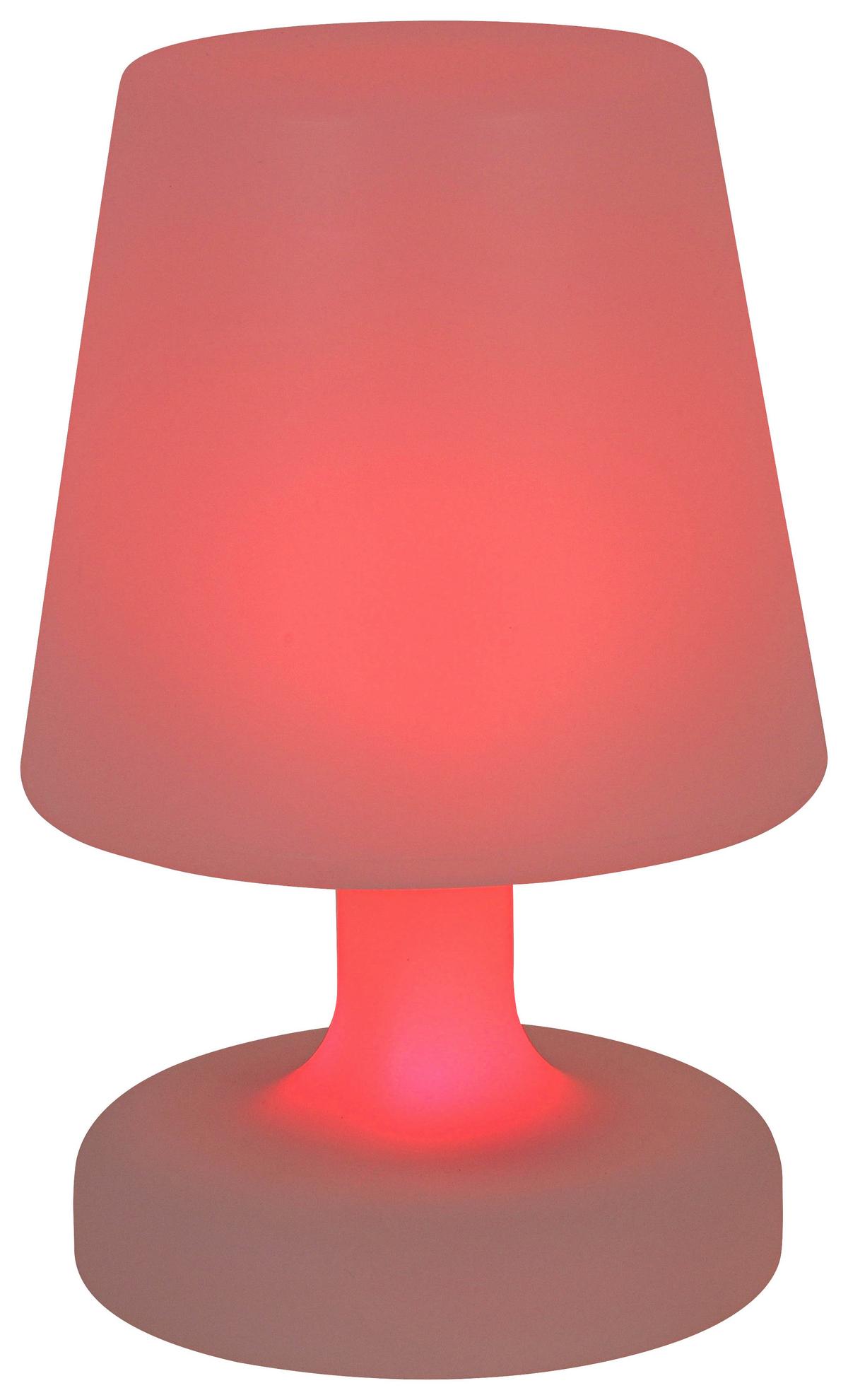 STOLNÁ LED LAMPA PRIMA - biela, Konventionell, plast (16/25cm) - Mömax