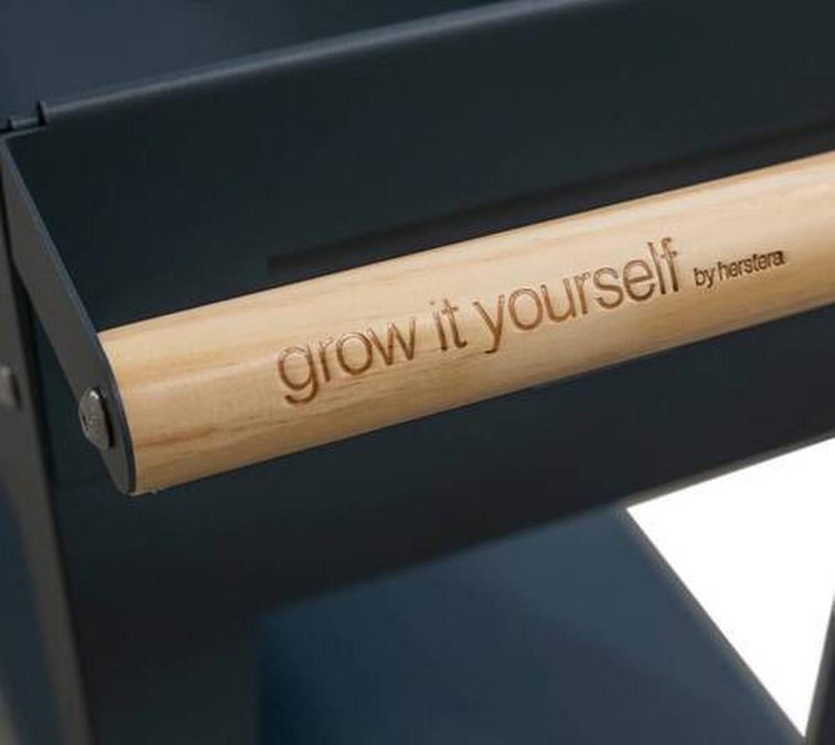 Hochbeet Kräuterfabrik Urban - Anthrazit, Basics, Metall (35/80/75cm)