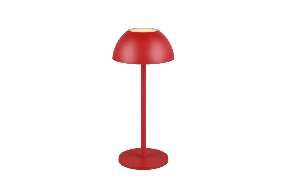 Akku-Tischleuchte R54106110 Ricardo - Rot, Trend, Kunststoff (13,5/30cm)