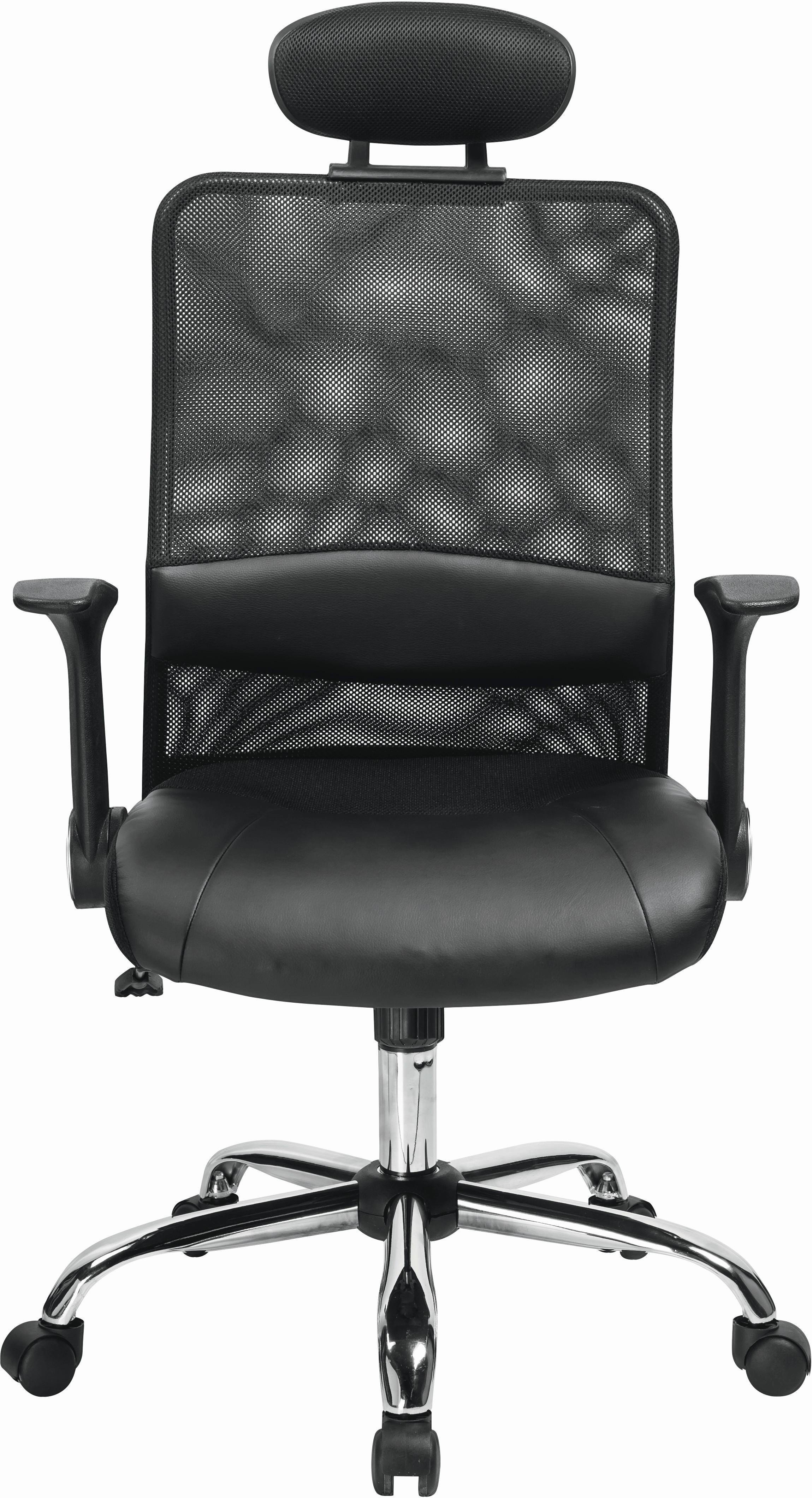 Kancelárske kreslo GENO GENO - čierna, Modern, kov/drevo (63,5/112-120/63,5cm) - Mömax
