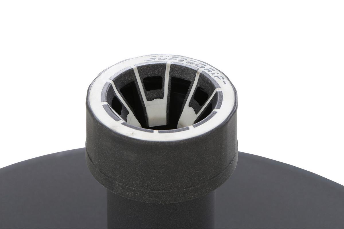 Schirmständer Kunststoff / Beton für DM 1.8-3,8 cm - Anthrazit, KONVENTIONELL, Kunststoff/Stein (40/9/40cm) - Siena Garden