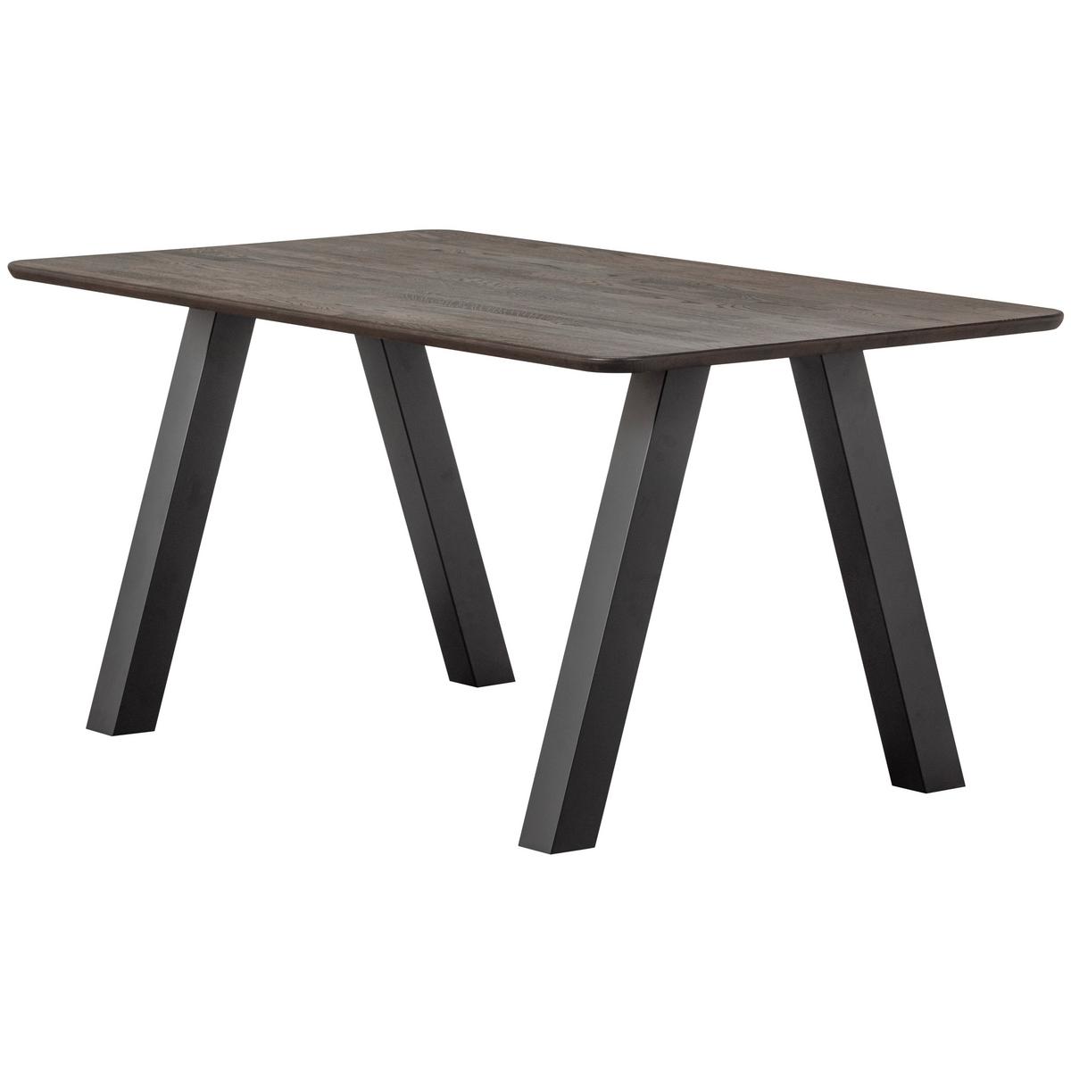 TISCHGESTELL Tablo Schwarz B: 79cm - Schwarz, MODERN, Metall (79/72/10cm) - Livetastic