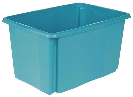 Aufbewahrungsbox Emil - Blau, Basics, Kunststoff (54,5/29,5/39cm) Aufbewahrungsbox Emil - Blau, Basics, Kunststoff (54,5/29,5/39cm)