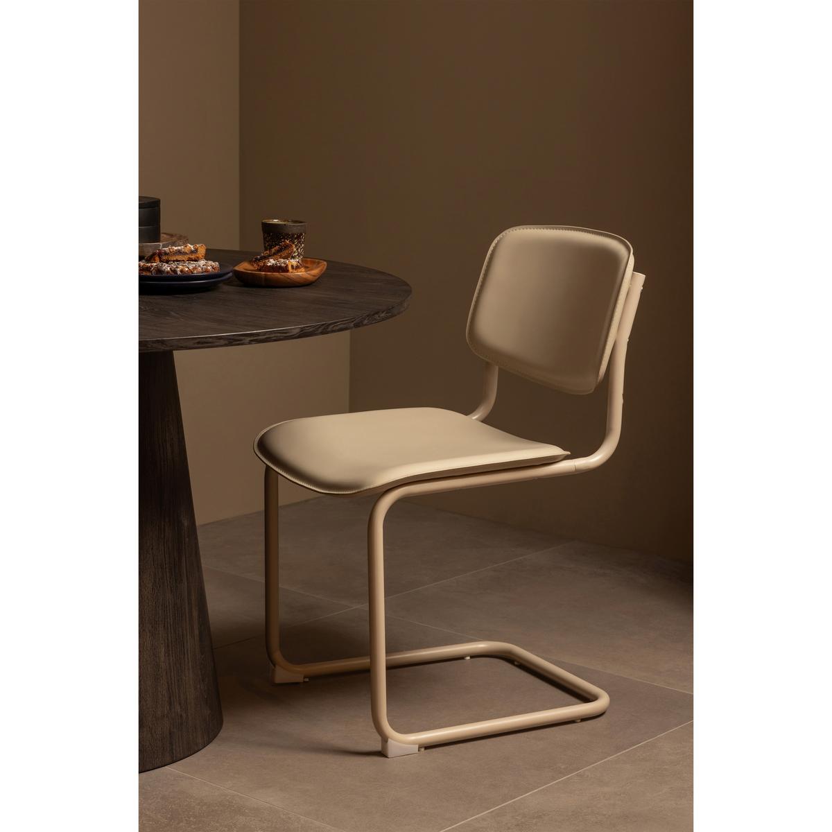 Esstisch Maan Dunkelbraun L: 120 cm - Dunkelbraun, Design, Holzwerkstoff (120/120/75cm) - Livetastic