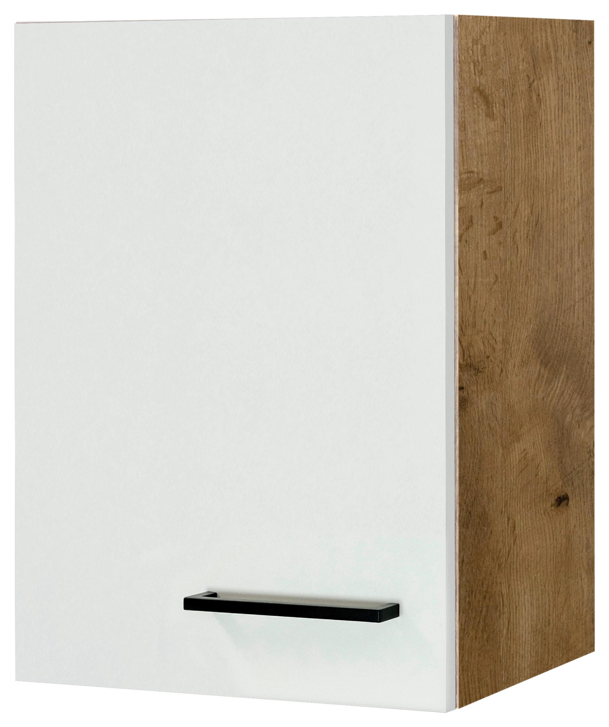 Horná kuchynská skrinka AVILA AVILA H 40 - čierna/magnóliová, Konventionell, kov/kompozitné drevo (40/54,8/32cm) - FlexWell