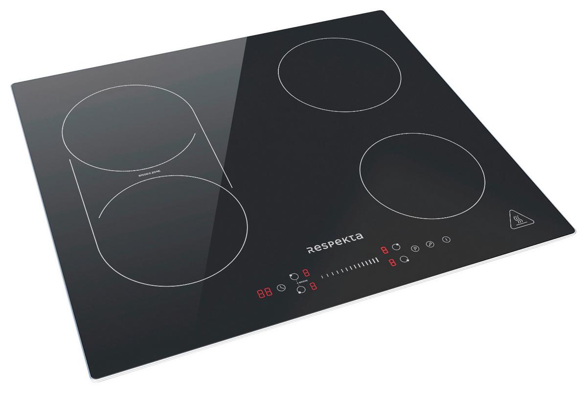 Backofenset Schwarz B: 59,5 cm - Schwarz, Basics, Glas/Metall (59,5/59,5/57,5cm) - Respekta