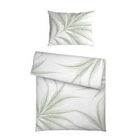 POVLEČENÍ MELEFA - bílá/zelená, Konvenční, textil (140/200cm) - Mömax