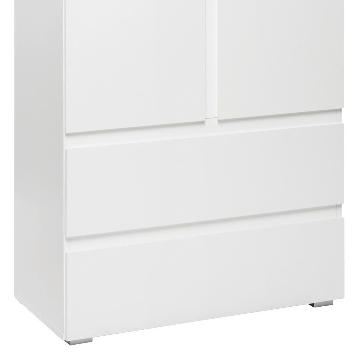 Aktenschrank Image 7 Weiß B 80 cm - Weiß, KONVENTIONELL, Holzwerkstoff (80/191/40cm) - MID.YOU