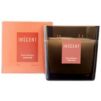 VONNÁ SVÍČKA FLORAL DELICACY - bílá/čiré, Design, sklo (12/12/12cm) - Inscent