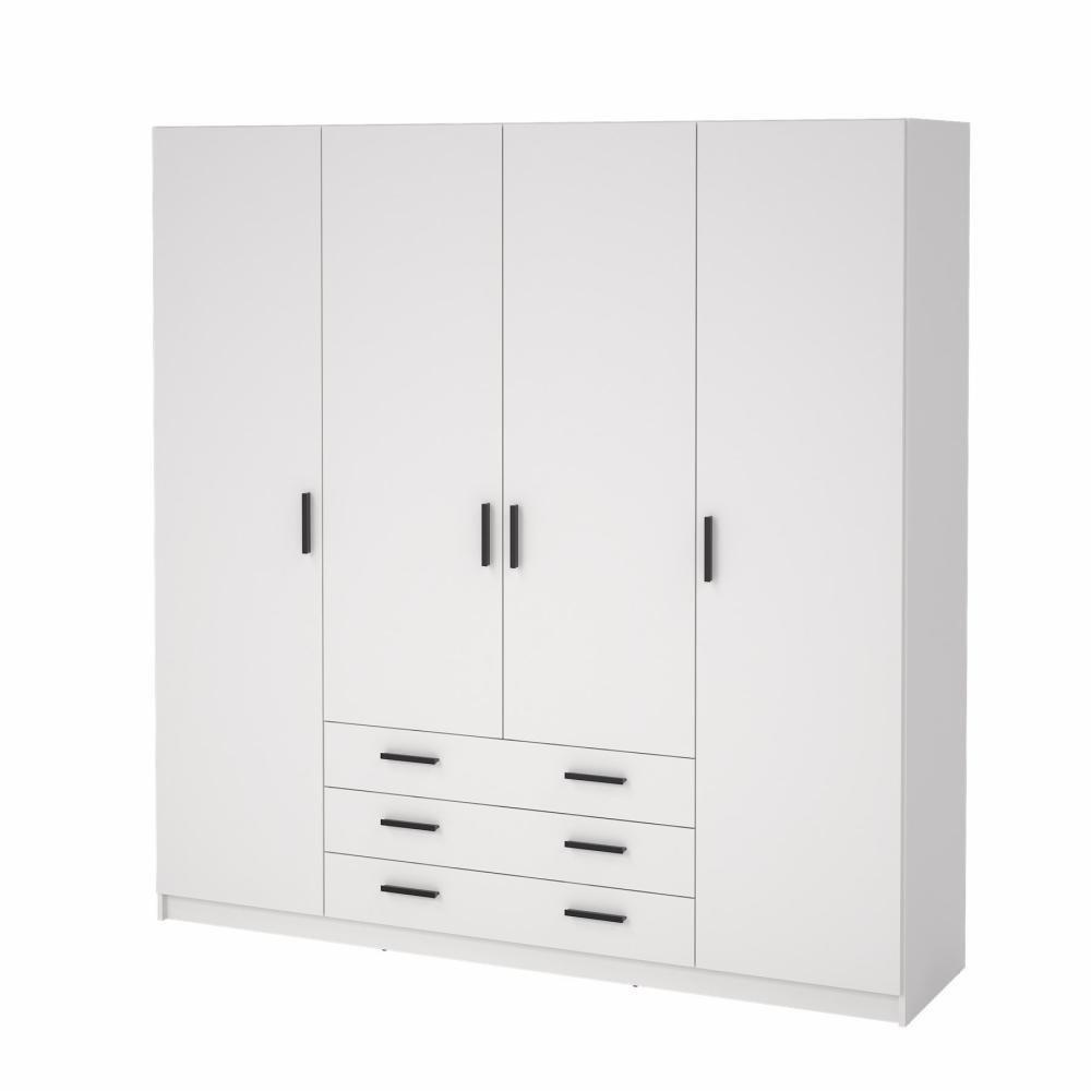 Ruhásszekrény Sprint 195,5/200cm - fehér, Konventionell (195,5/200/50cm)
