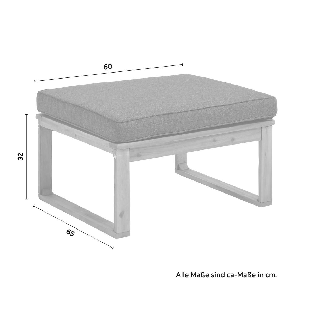 Zahradní sedací souprava ELIO tmavěšedá - tmavě šedá, Moderní, dřevo (120/60/68cm) - Bessagi Garden
