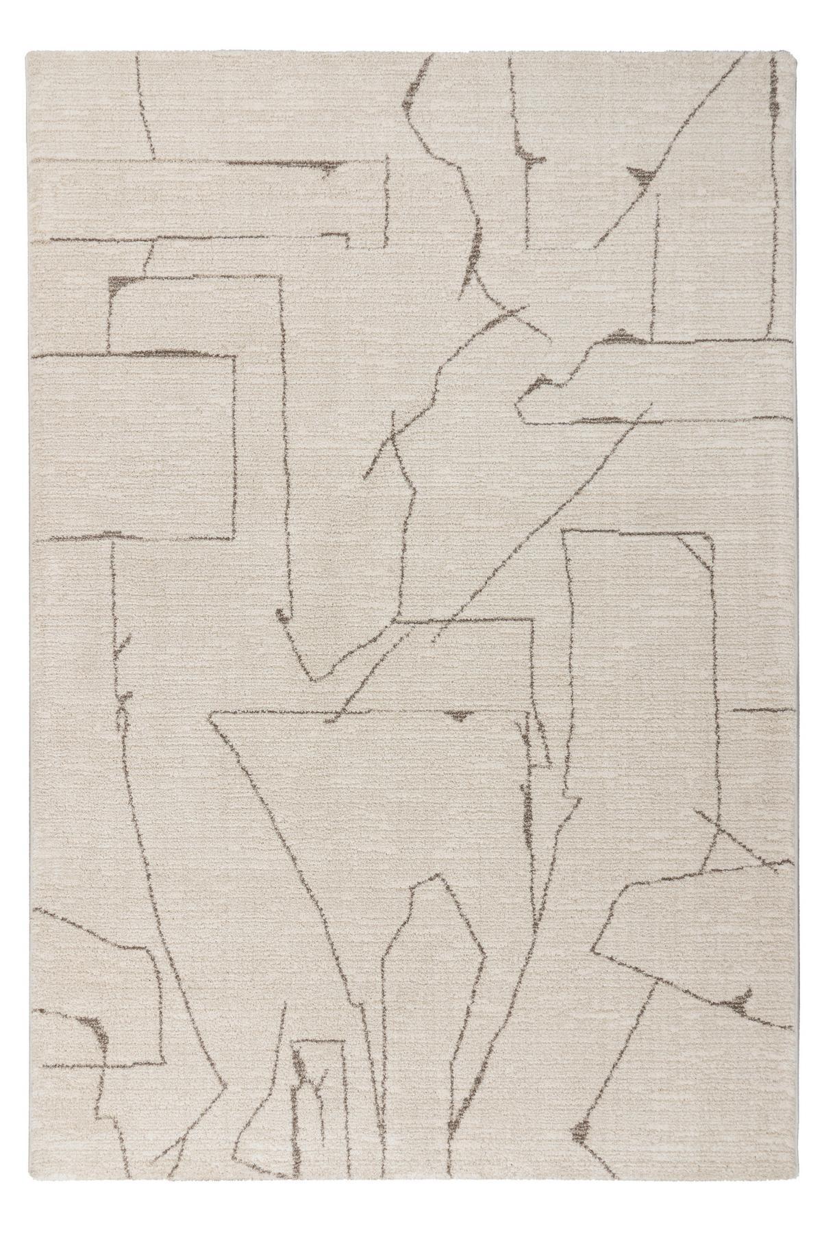 Flachweteppich My Parma 511 Cream 60x110 - Creme, Basics, Textil (60/110cm) - Obsession
