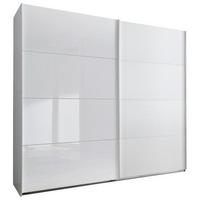 SKŘÍŇ S POSOUVACÍMI DVEŘMI ERNESTO bílá - bílá, Basics, kov/kompozitní dřevo (225/210/65cm) - Livetastic
