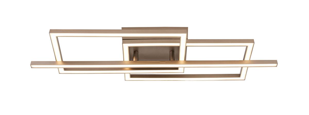 Led Mennyezeti Lámpa Deni - cappuccino, Modern, műanyag/fém (63/24,5/7,7cm) - Luca Bessoni